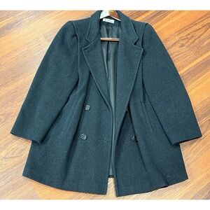 Forecaster of Boston Wool Overcoat Women's Size 12 Made In USA ILGWU